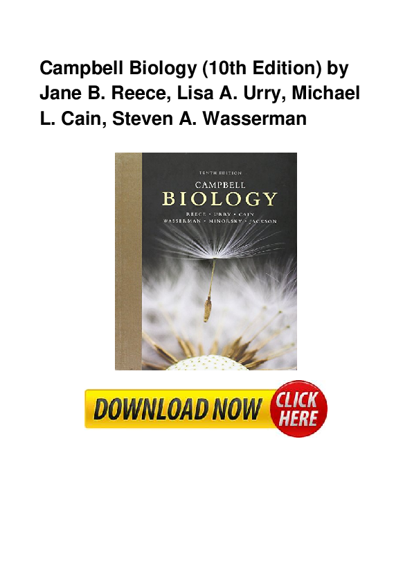 campbell biology 10th edition free download