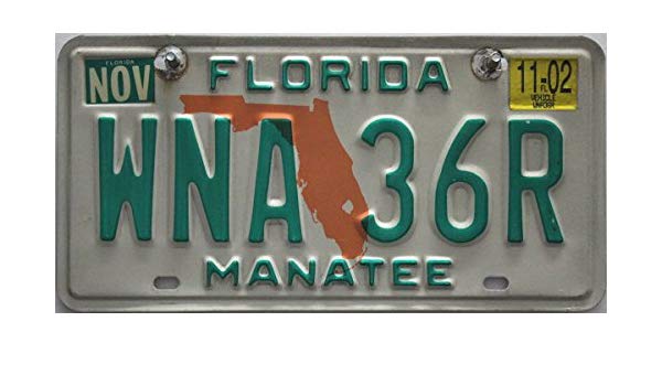 Florida License Plate Disposal
